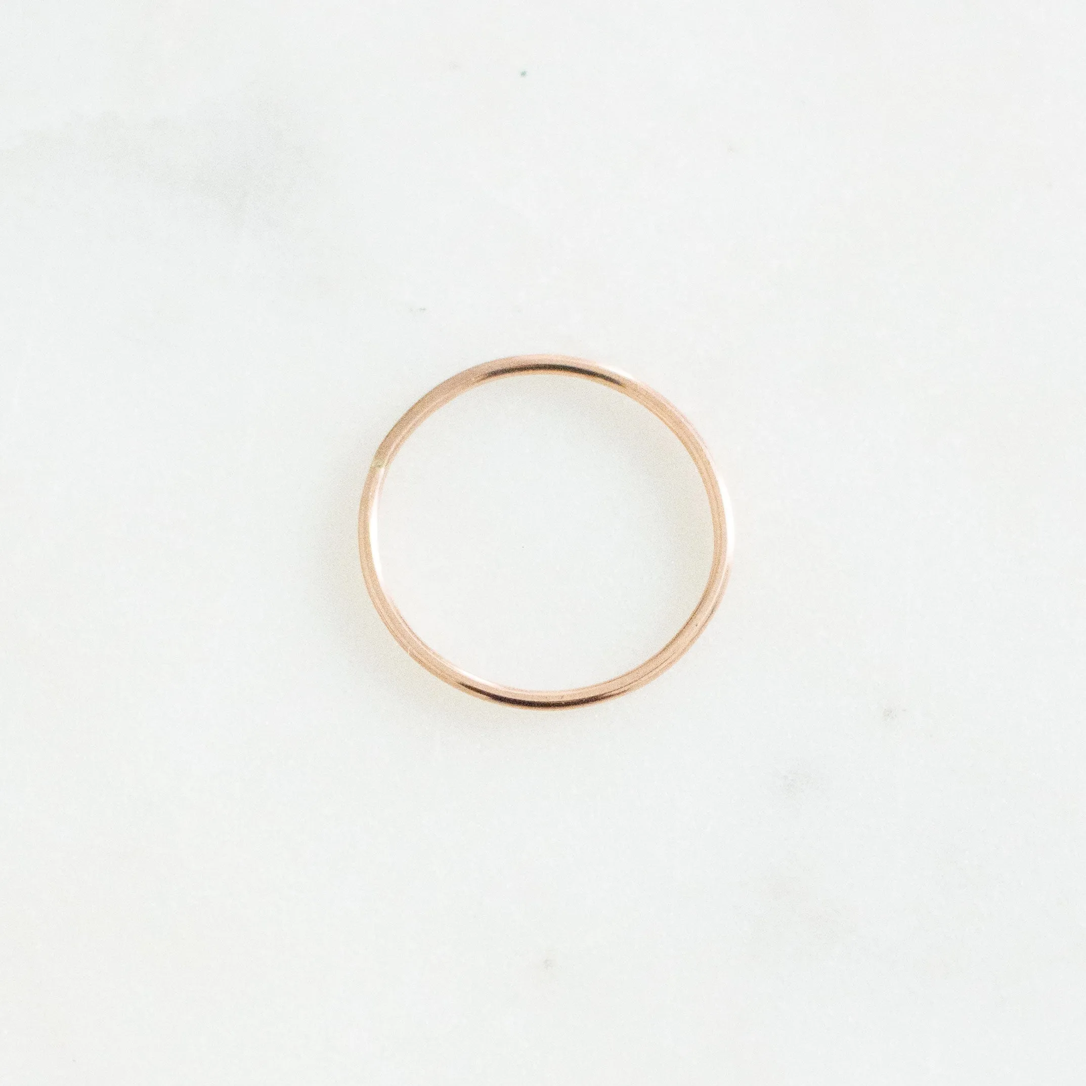 14K Dainty Stacking Ring