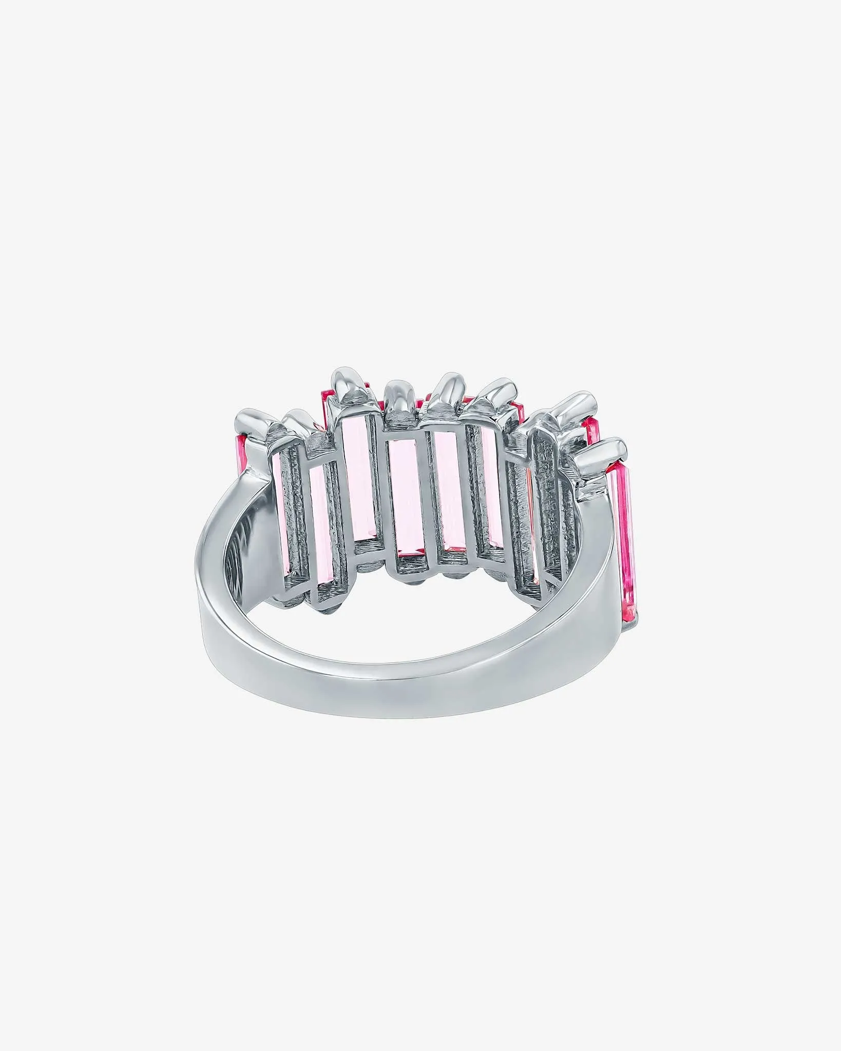 Amalfi Pink Topaz Stacker Half Band