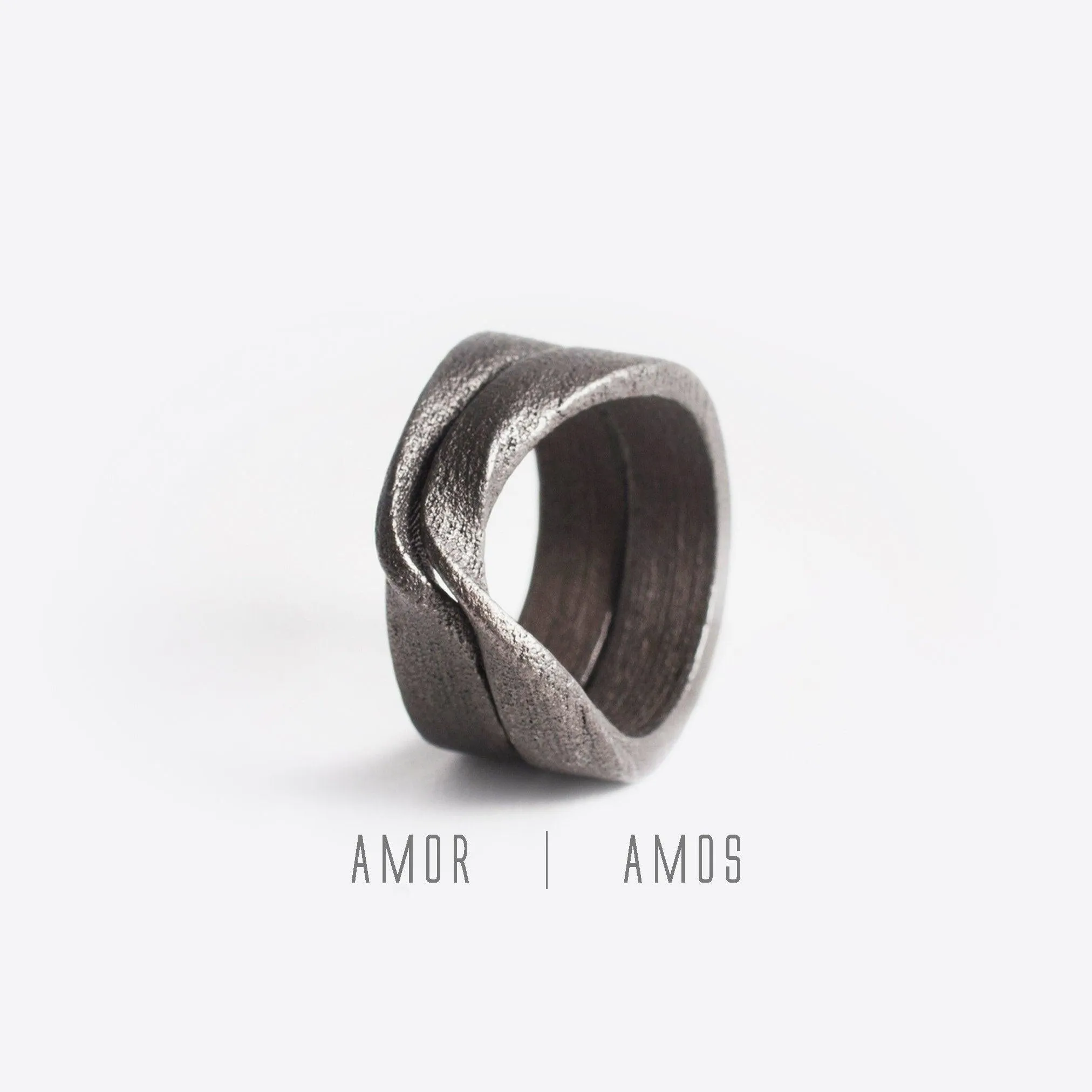 Amor Stainless Steel Ring ─ Bold