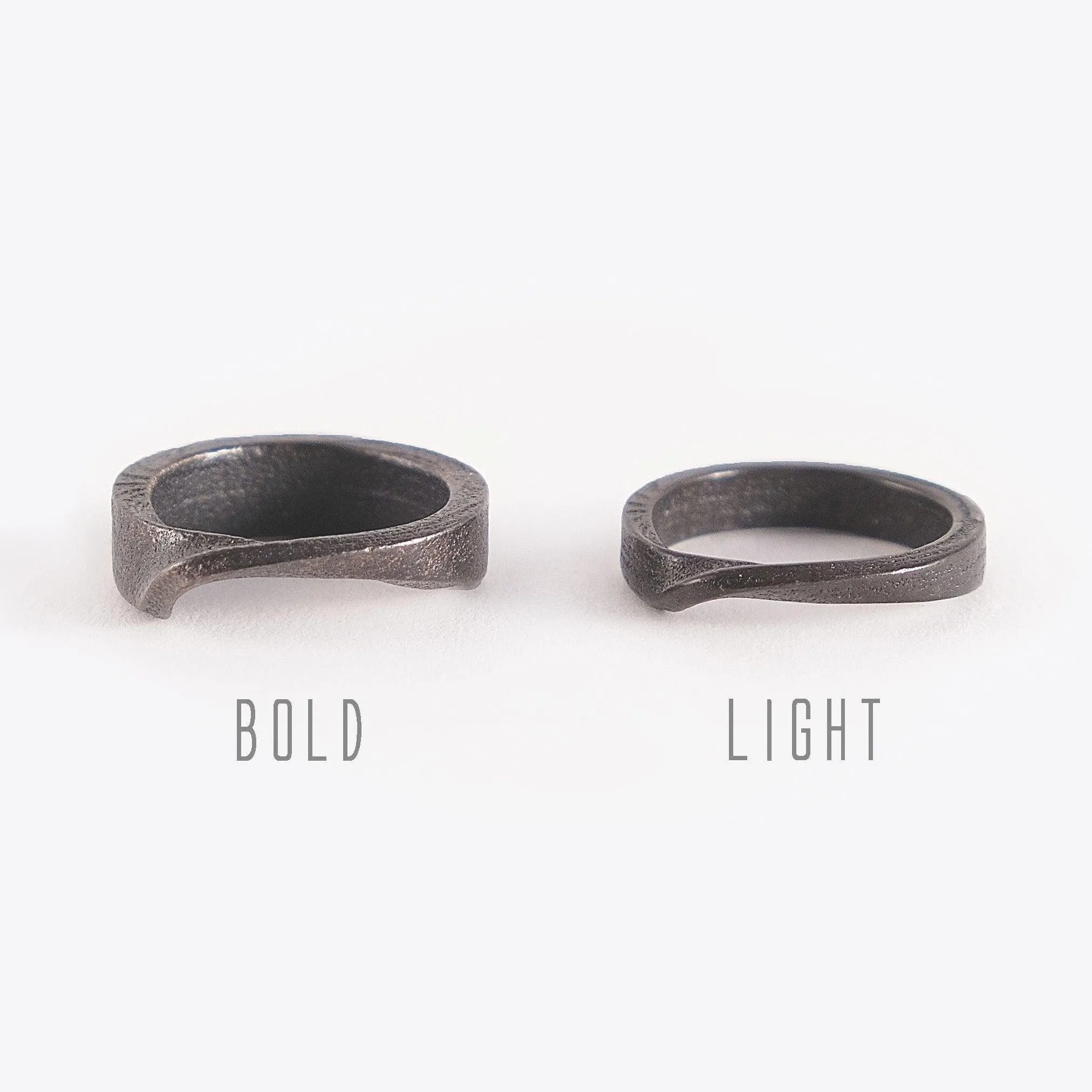 Amor Stainless Steel Ring ─ Bold