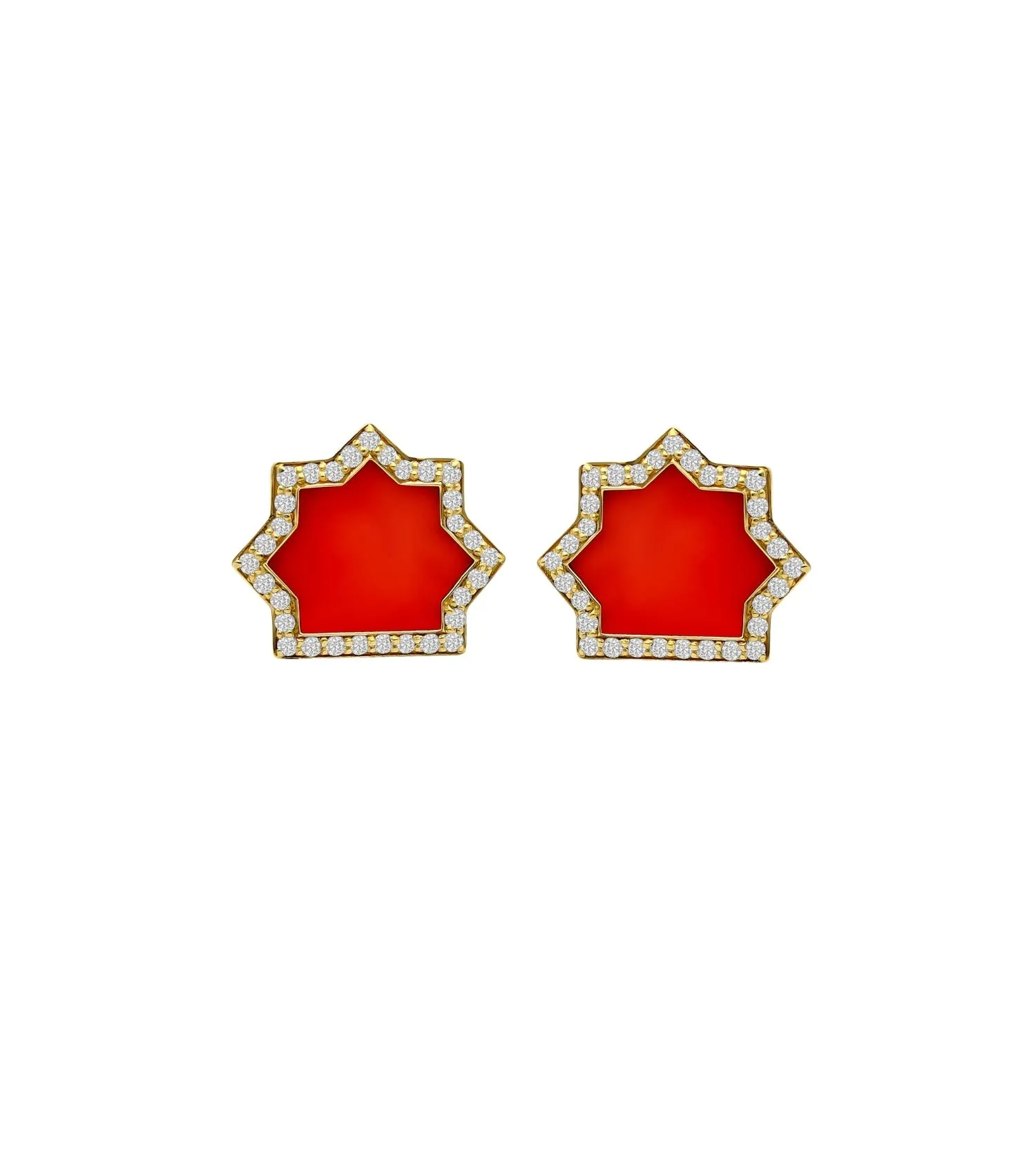 Andalus Coral Earrings