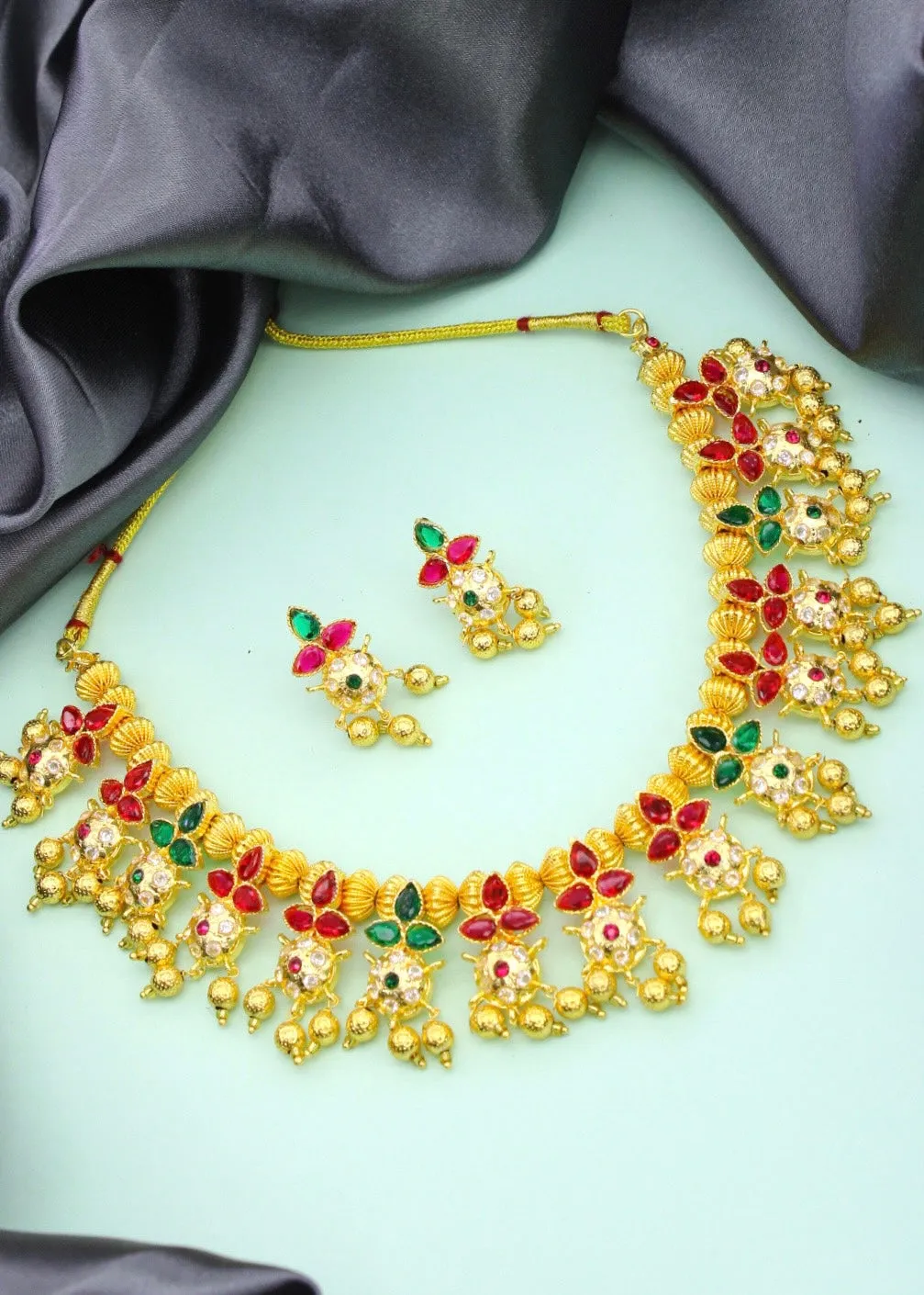 BELPAN DESIGNER MALHAR NECKLACE