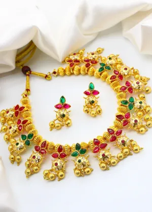 BELPAN DESIGNER MALHAR NECKLACE