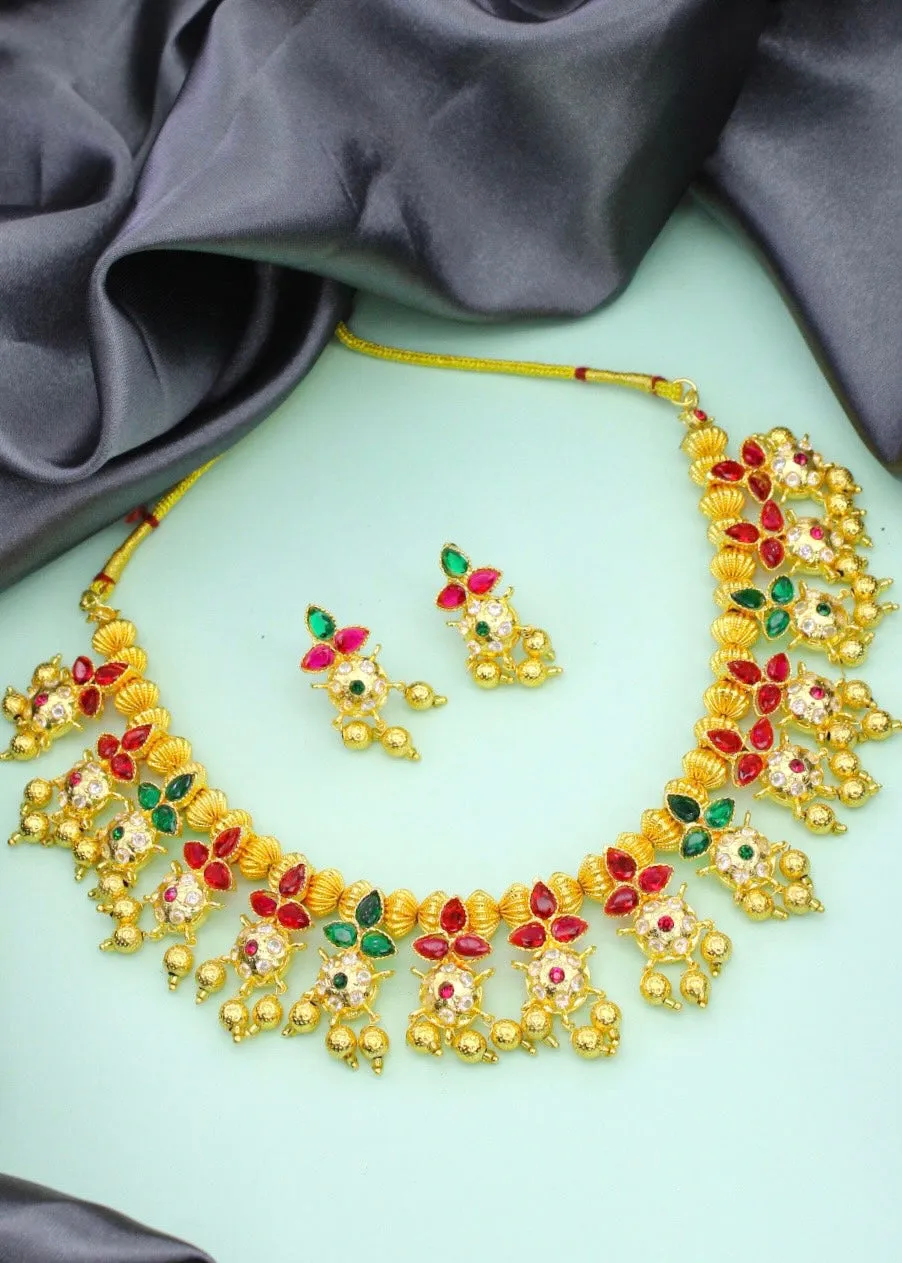 BELPAN DESIGNER MALHAR NECKLACE