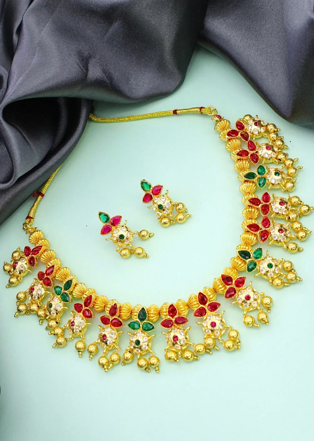 BELPAN DESIGNER MALHAR NECKLACE