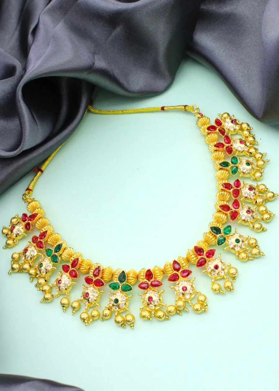 BELPAN DESIGNER MALHAR NECKLACE