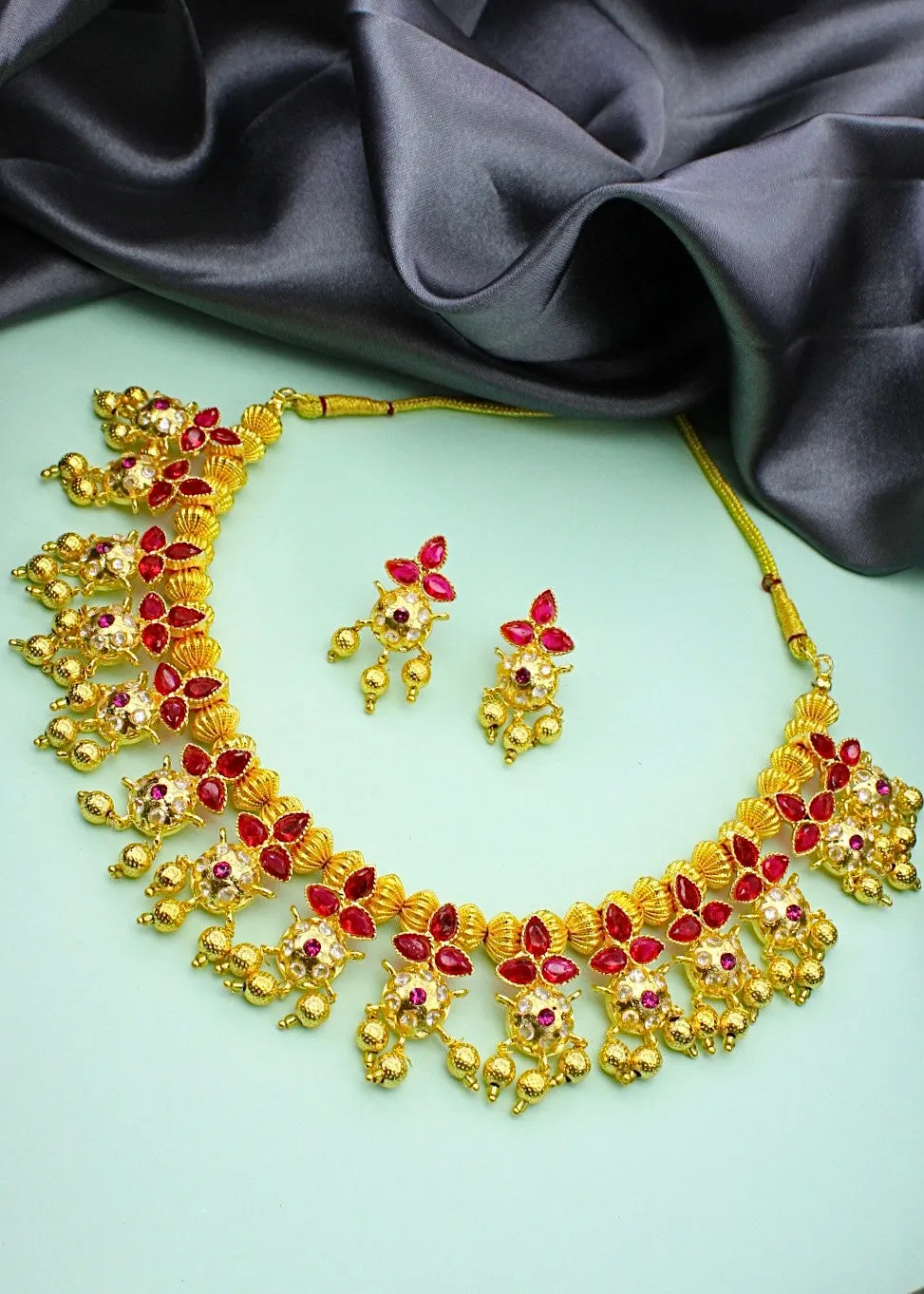 BELPAN DESIGNER MALHAR NECKLACE