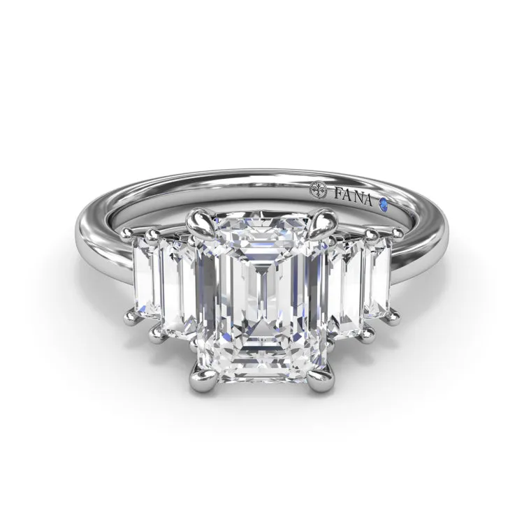 Bold and Beautiful Five Stone Engagement Ring