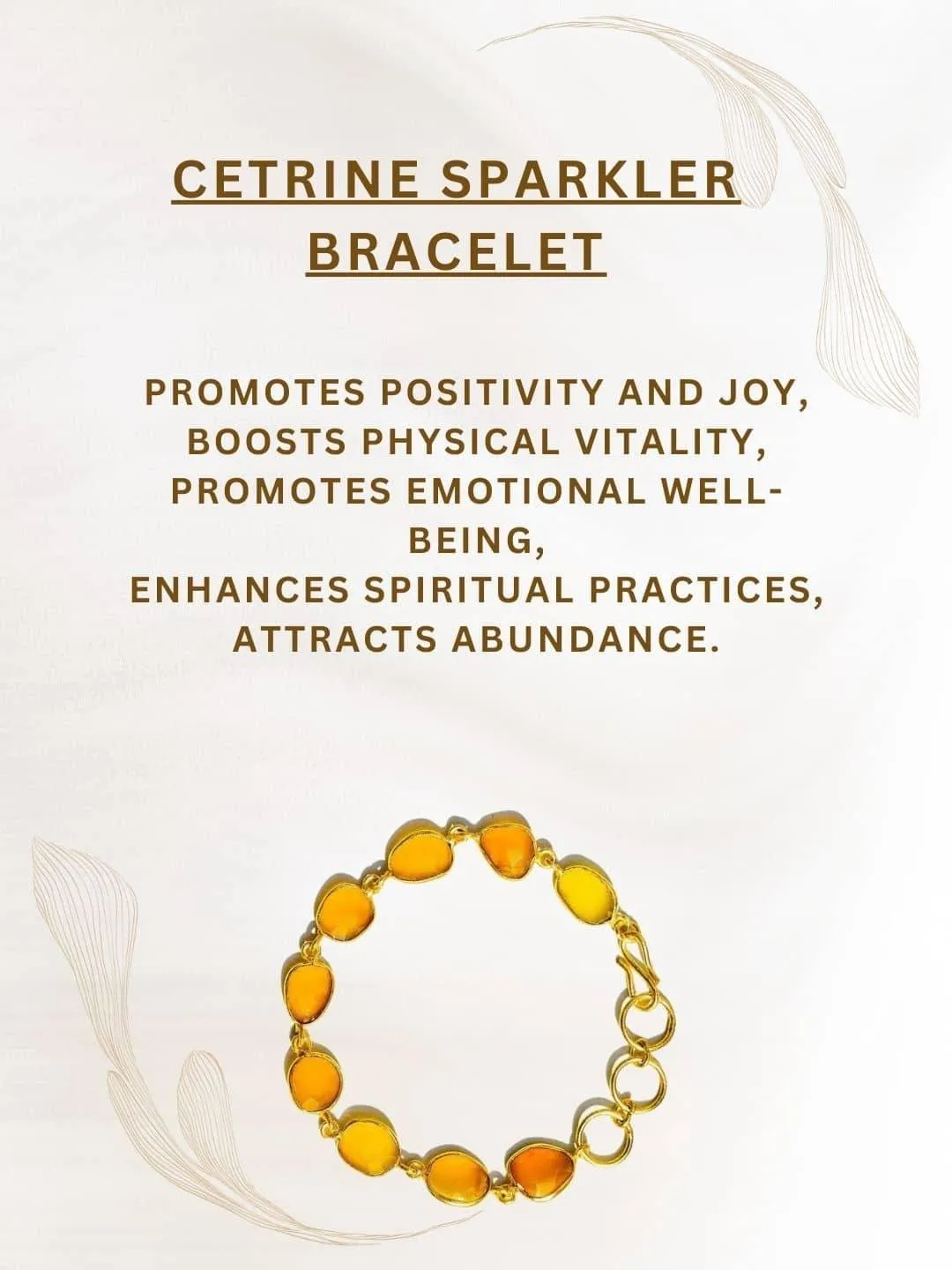 Cetrine Sparkler Bracelet