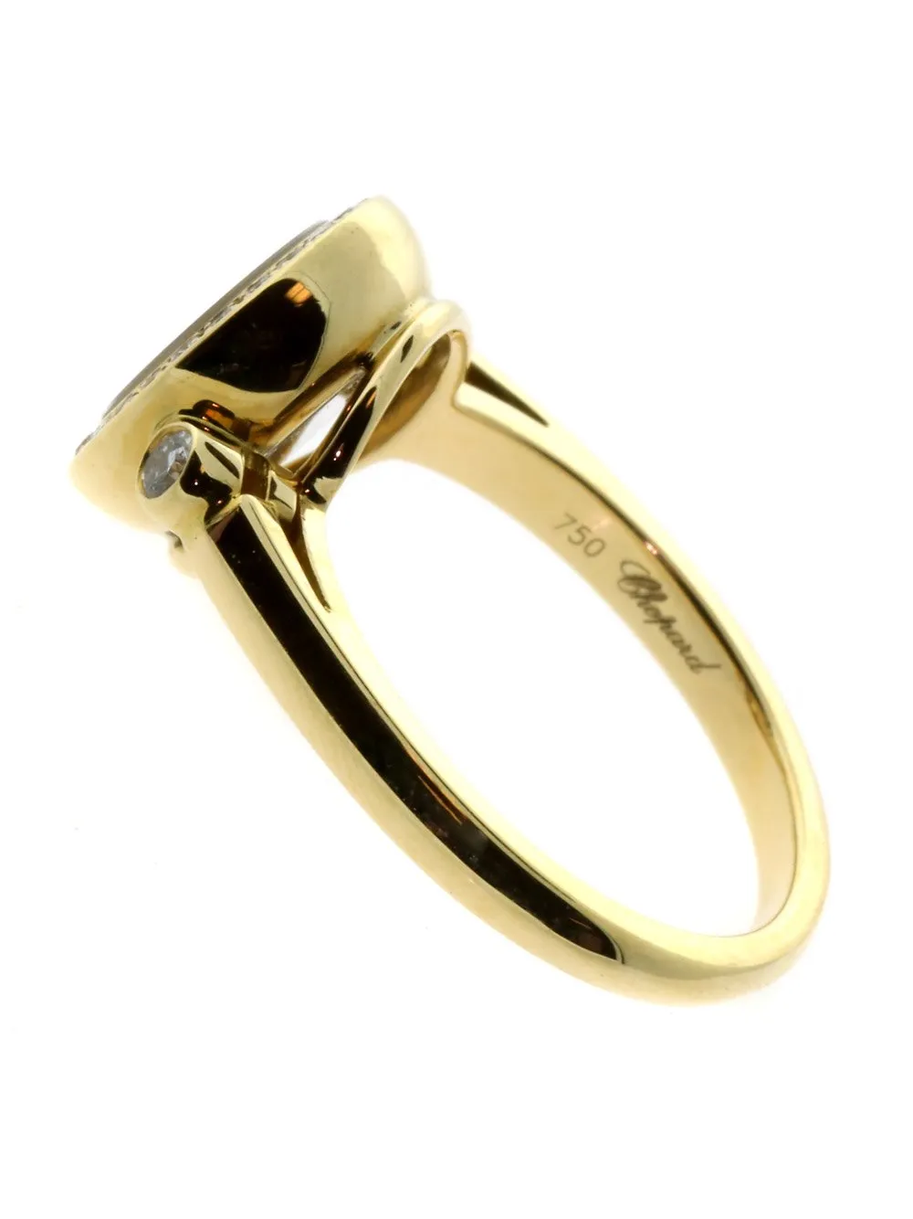 Chopard Happy Diamond Ring in 18k Yellow Gold 823957-0110