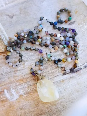 Citrine Pendant Necklace