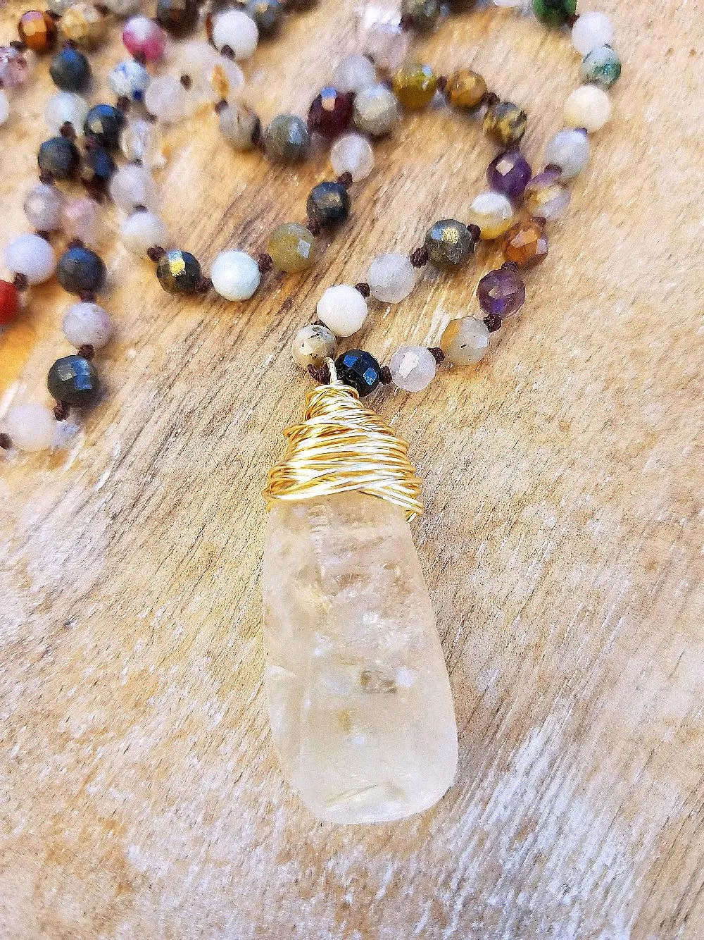 Citrine Pendant Necklace