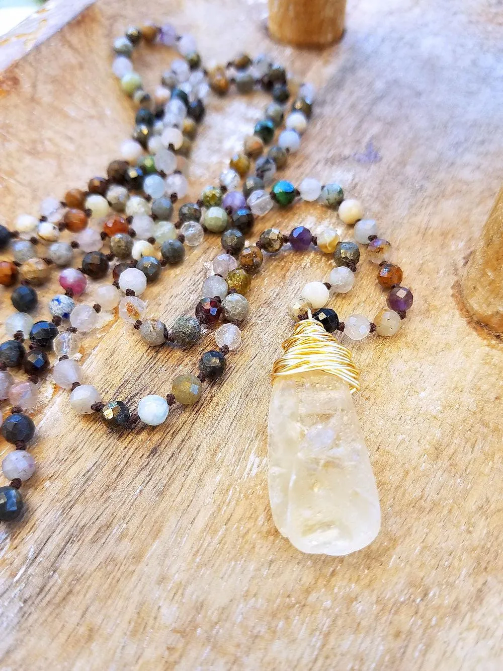 Citrine Pendant Necklace