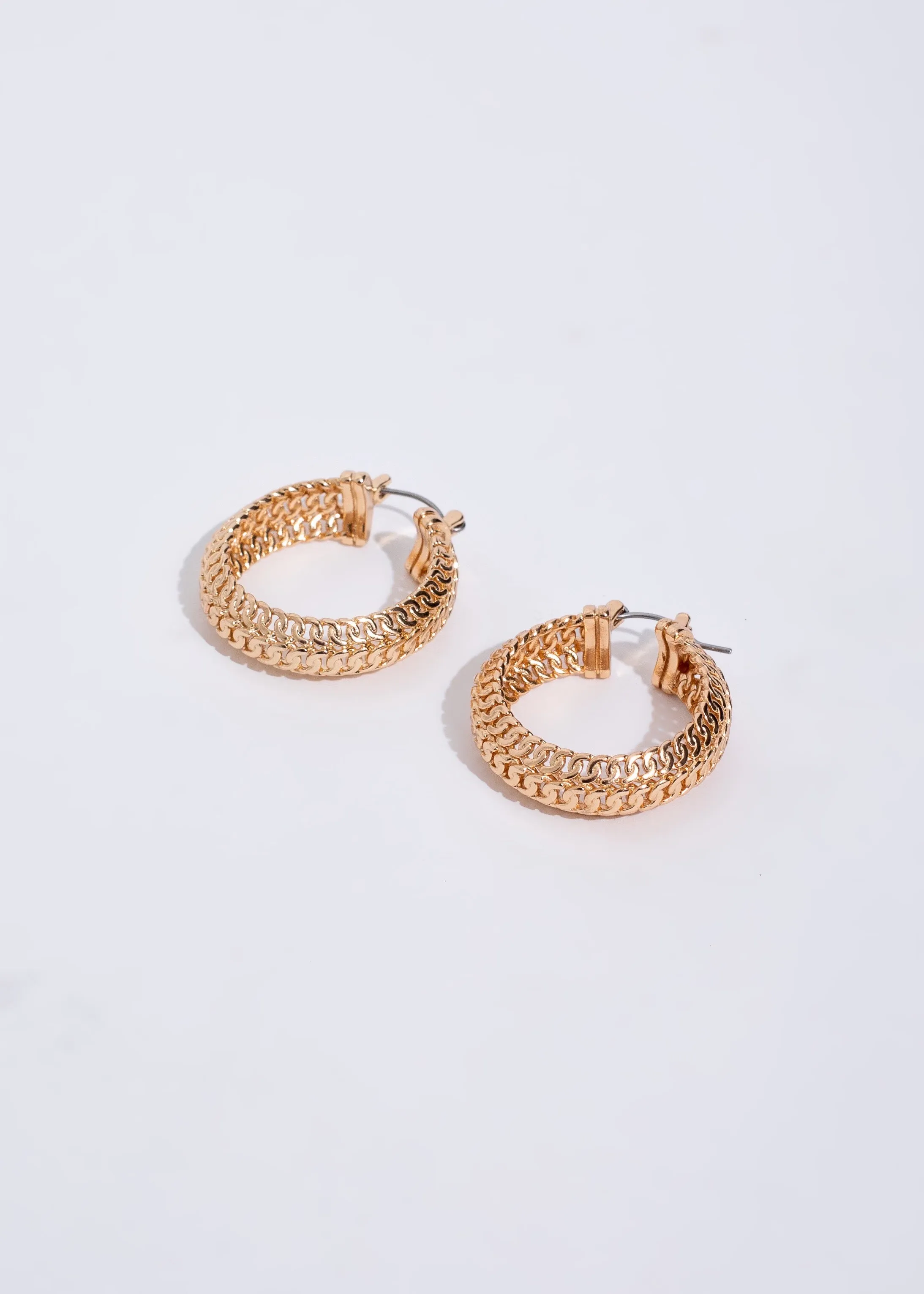 Crazy City Earrings Gold