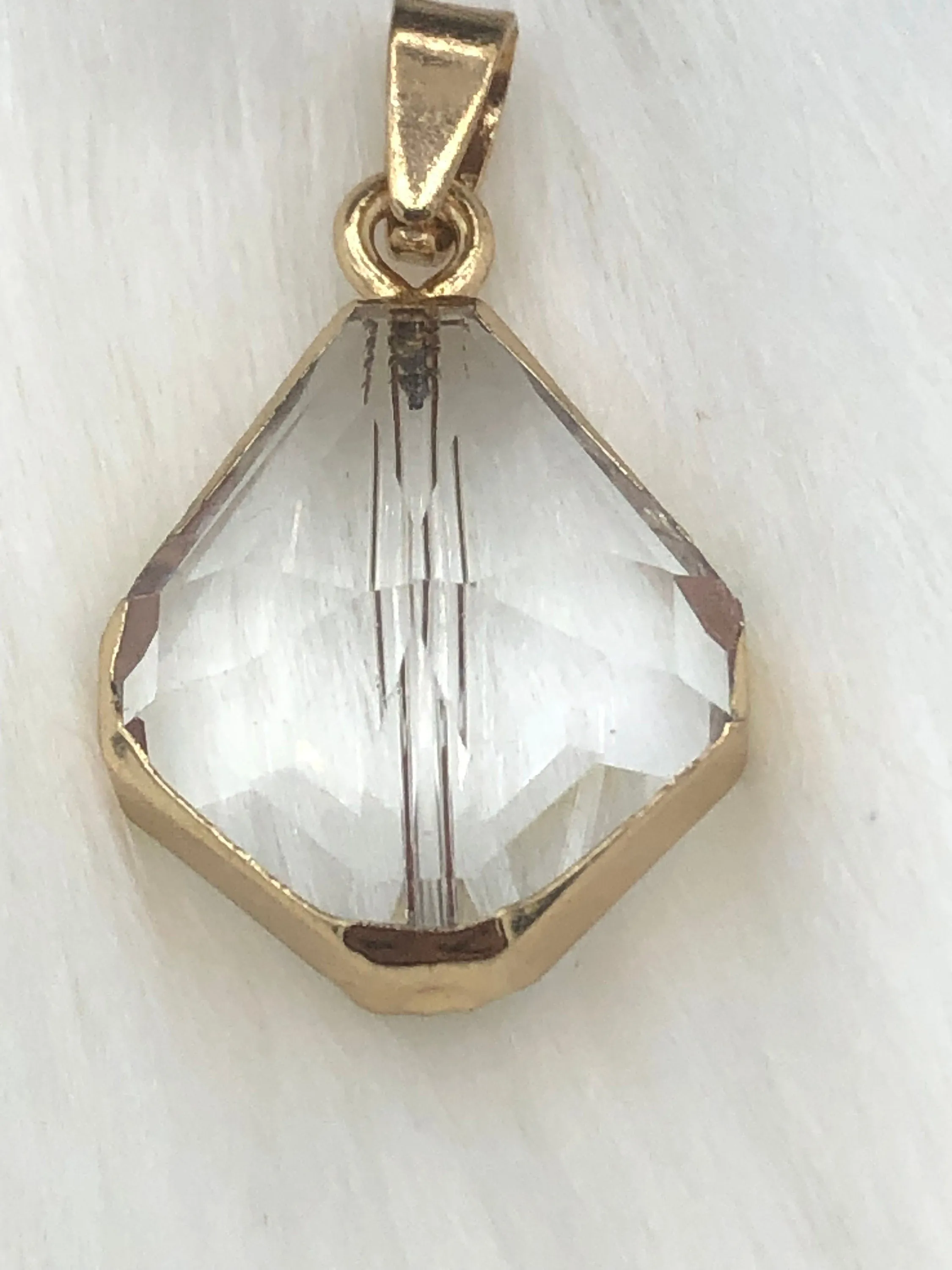 Crystal Gold Soldered Pendants and charms. Square, Teardrop, Drop, Square connector , 7 Styles to choose from. Fast Shipping