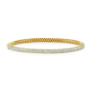 CZ PAVE BANGLE, GOLD