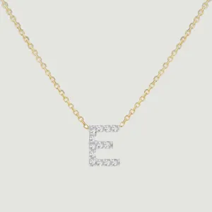 Diamond Initial Necklace