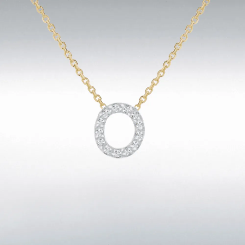 Diamond Initial Necklace