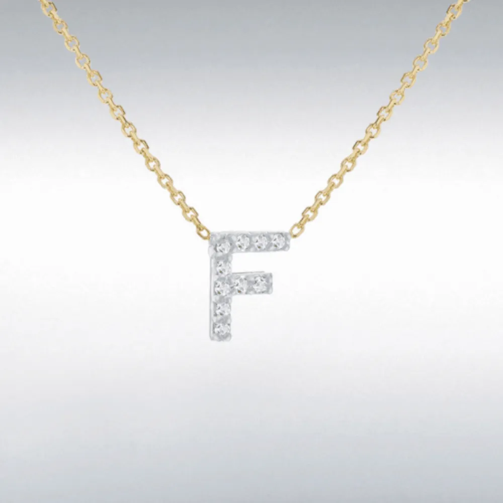 Diamond Initial Necklace