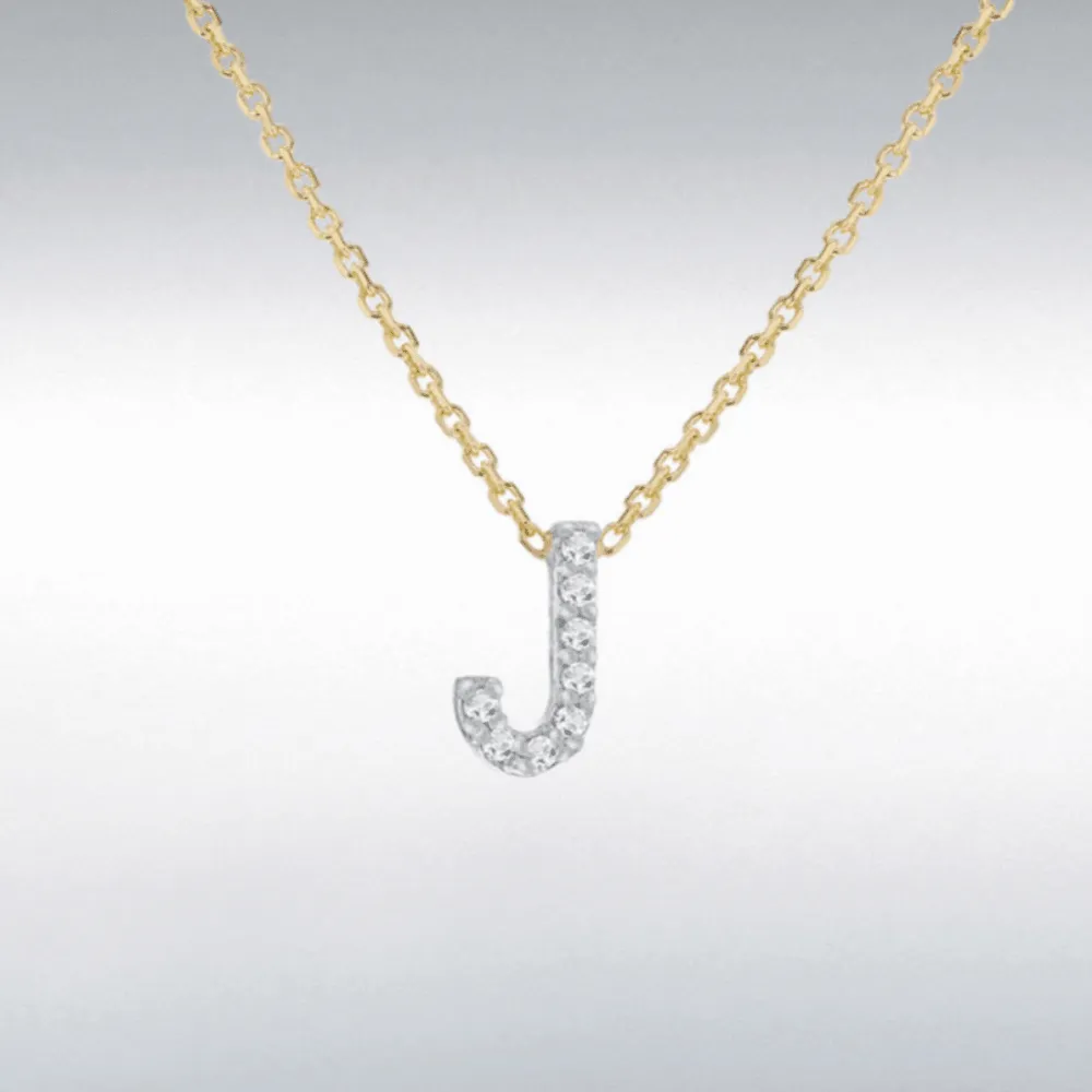 Diamond Initial Necklace