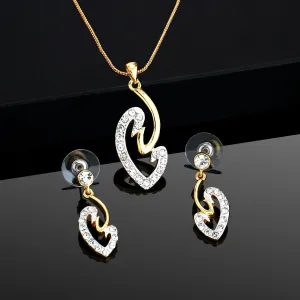 Estele 24 Kt Gold Plated Necklace Set for Women