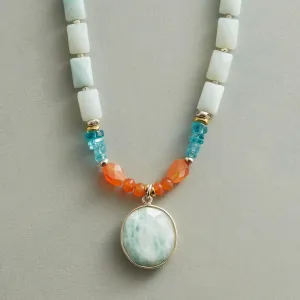 Fire And Water Necklace