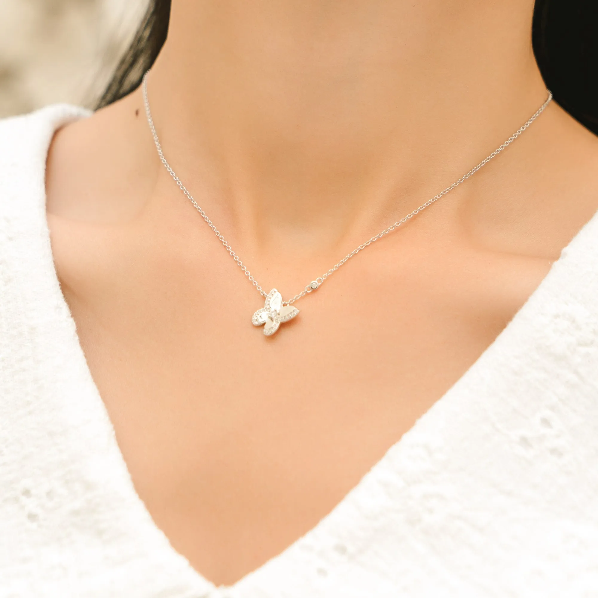 Fynella Butterfly Necklace