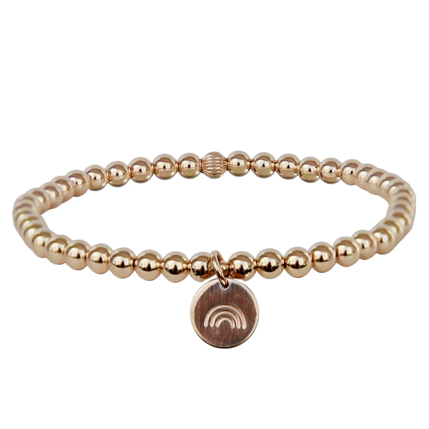 Gold Beaded Bracelet | Symbol