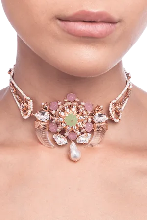 Graine de Melon Sculpte Choker