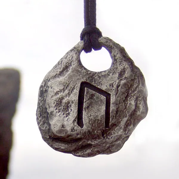 Hand Forged Pewter Rune Pendants