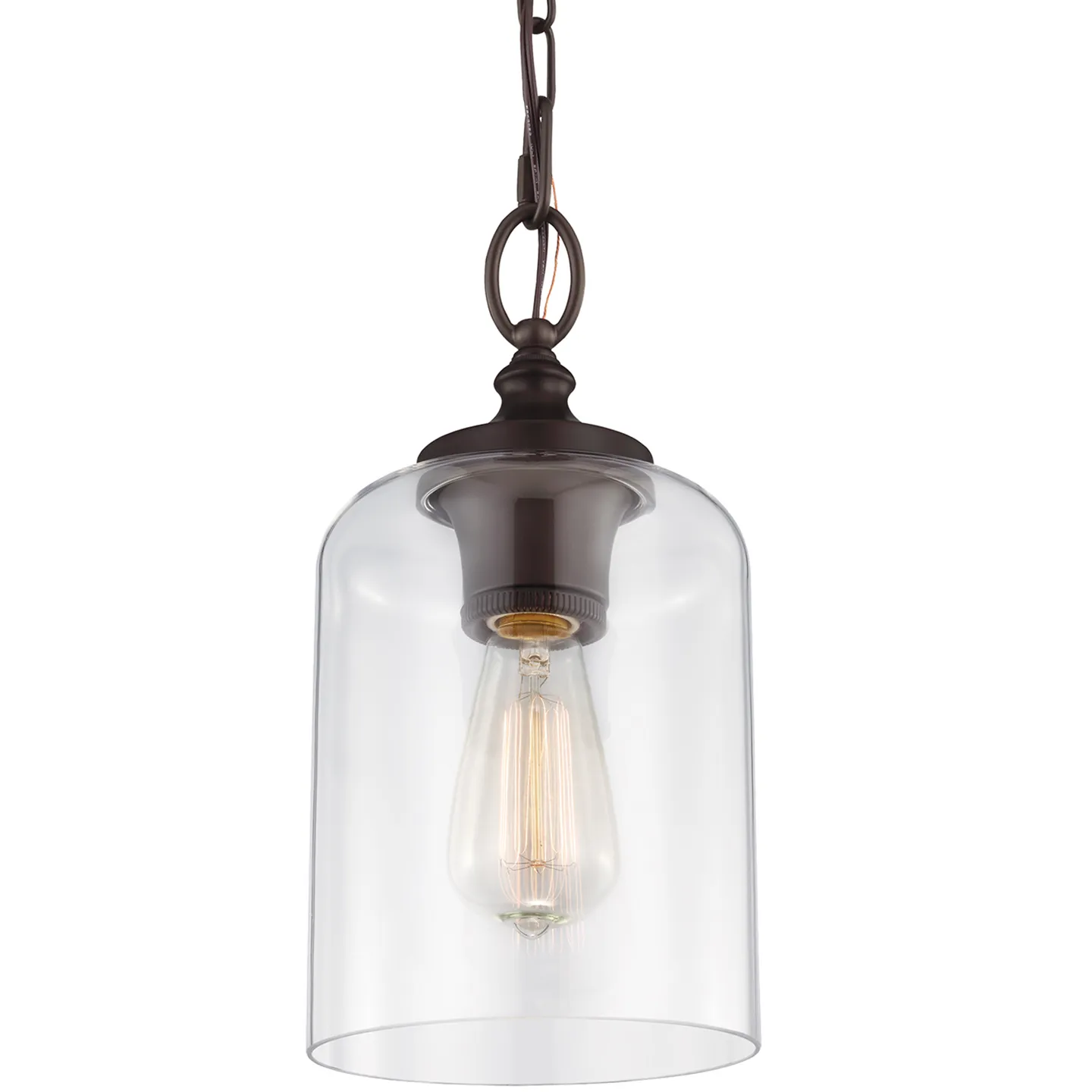 Hounslow Clear Glass Mini Pendant