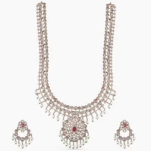 Idika Nakshatra CZ Bridal Long Necklace Set