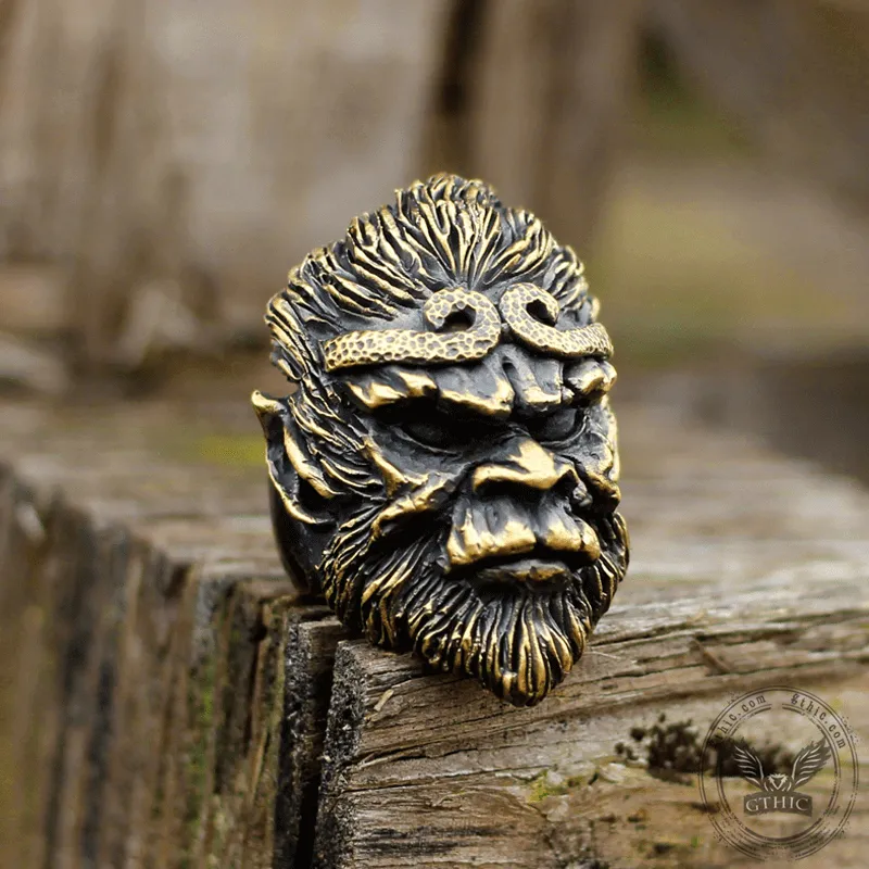 Journey To The West Monkey King Wukong Brass Ring