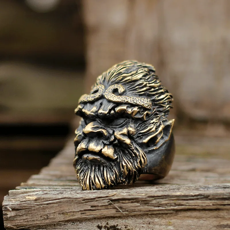 Journey To The West Monkey King Wukong Brass Ring