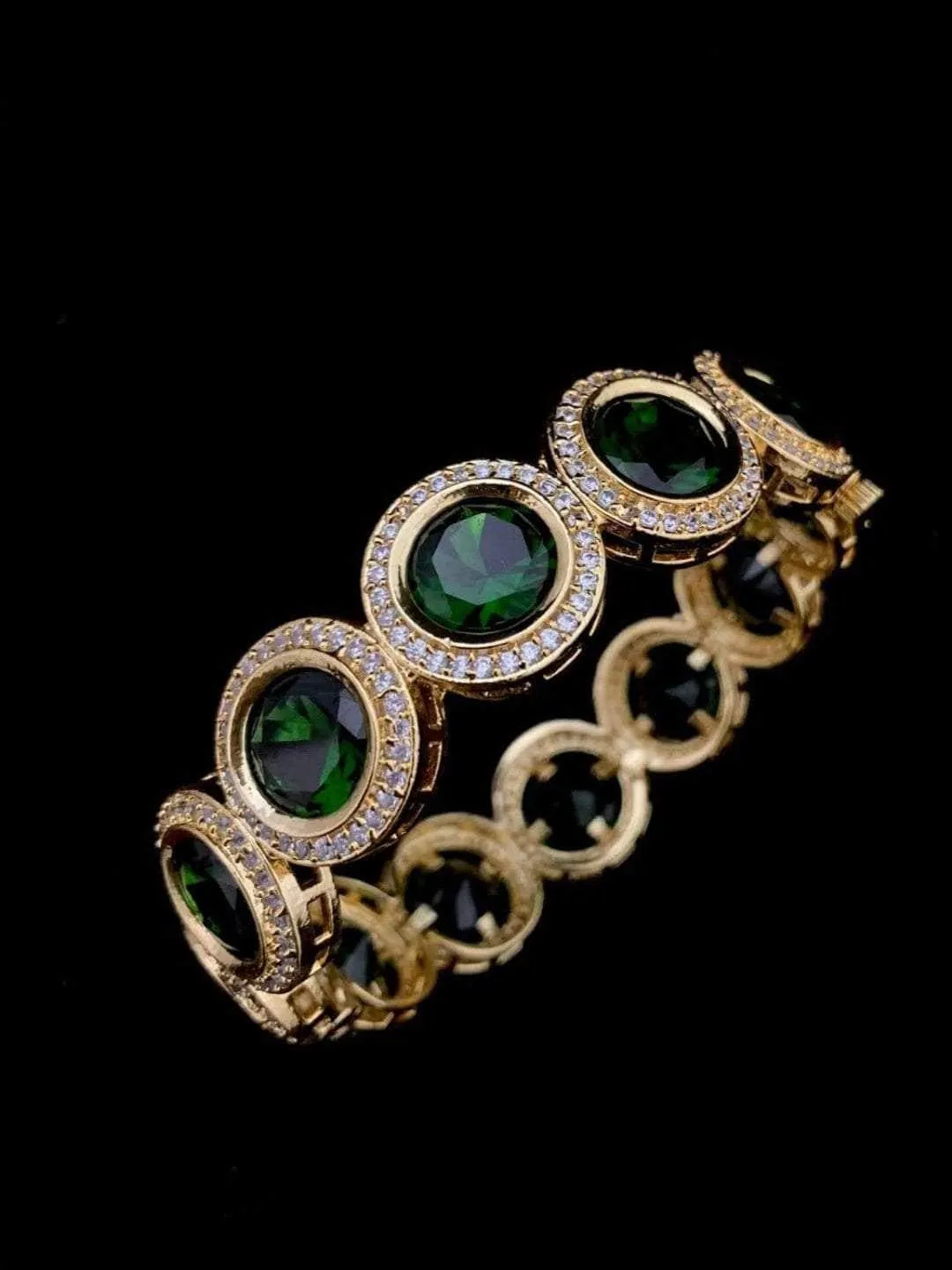 Kundan Crystal Handcuffs