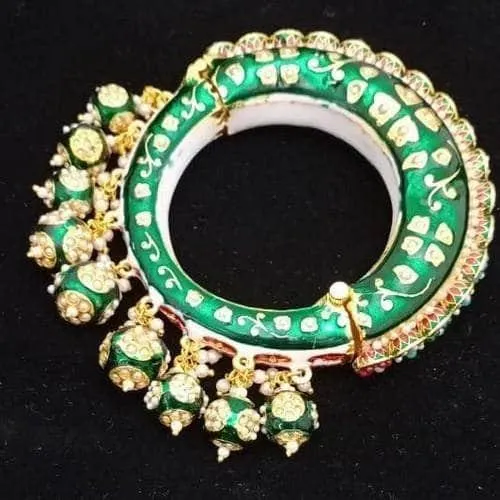 Mughal Meena Openable Kada Pair