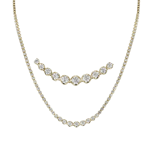 Necklace in 18k Gold with Diamonds