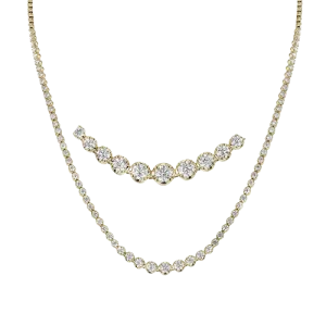 Necklace in 18k Gold with Diamonds