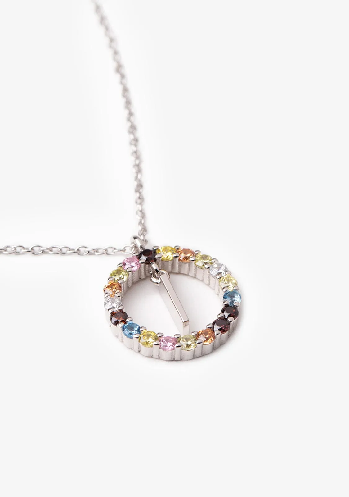 Necklace Iniziale Letter I Silver