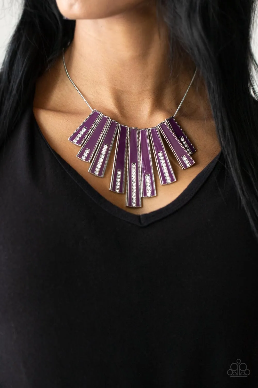 Necklaces FAN-tastically Deco - Purple N2077