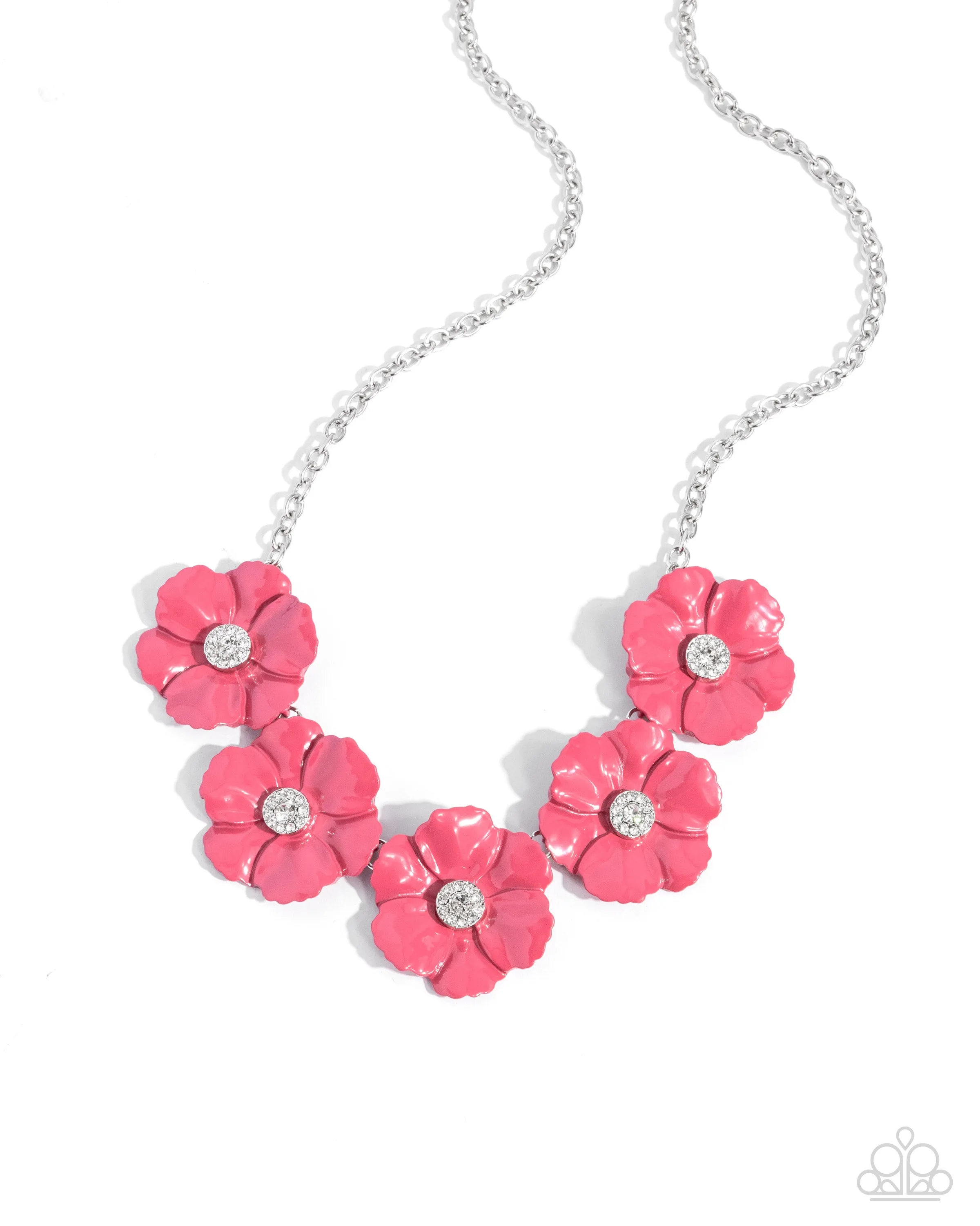 Necklaces Floral Favor - Pink N231