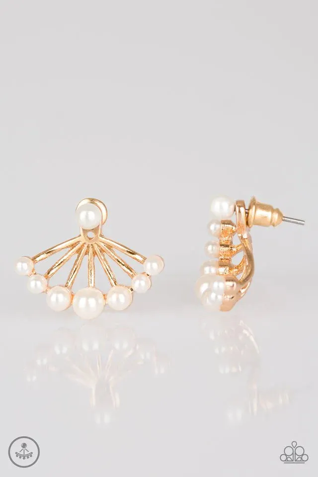 Paparazzi Earring ~ Big Dreams - Gold