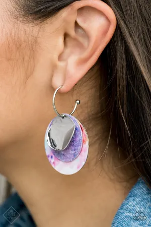 Paparazzi Earrings ~ Ride or TIE DYE -Fashion Fix Oct2020 - Multi