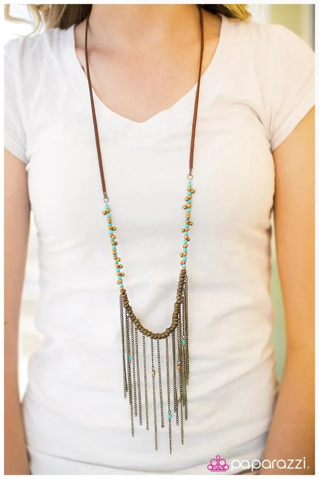 Paparazzi Necklace ~ Arizona - Blue