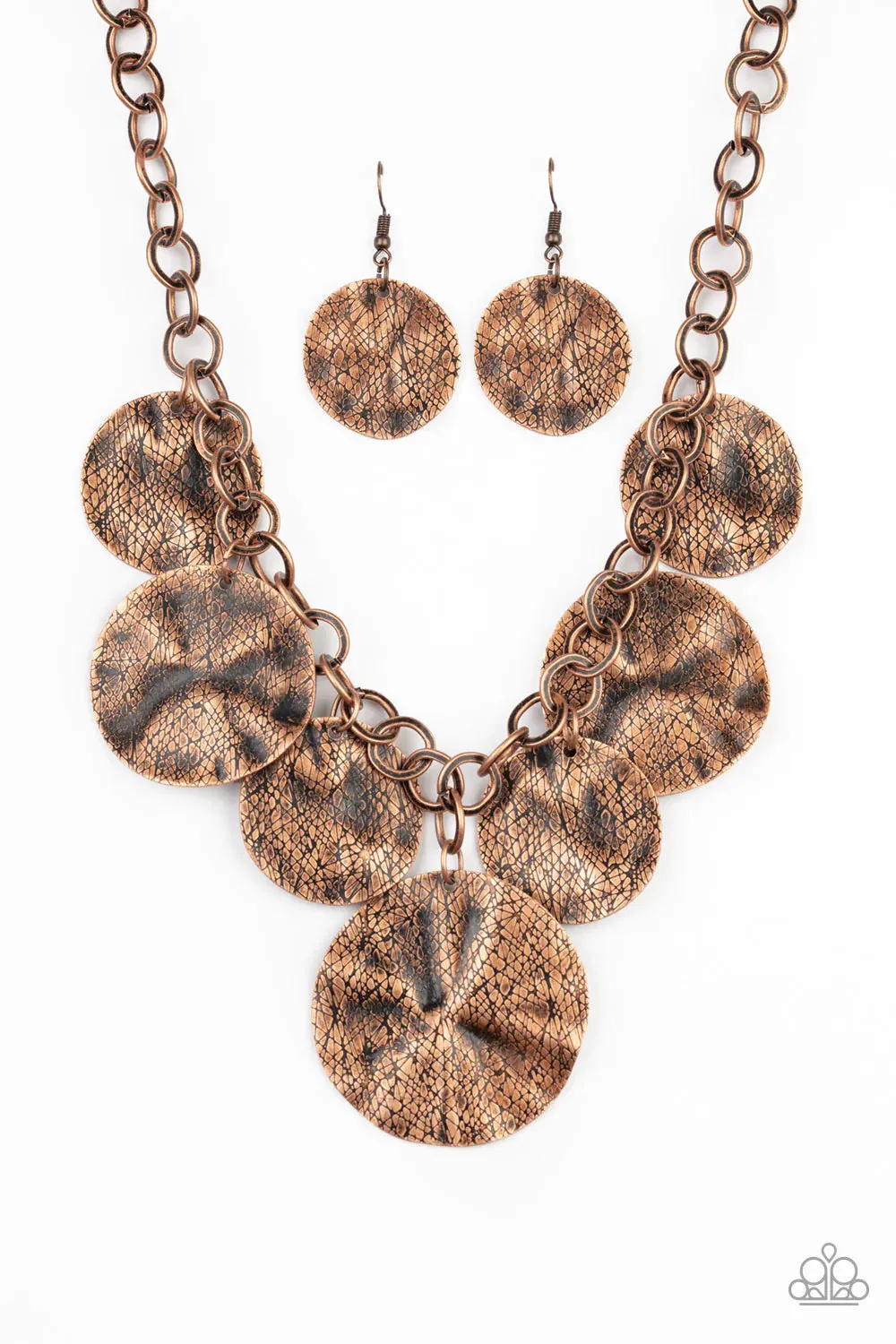 Paparazzi Necklace ~ Barely Scratched The Surface - Copper