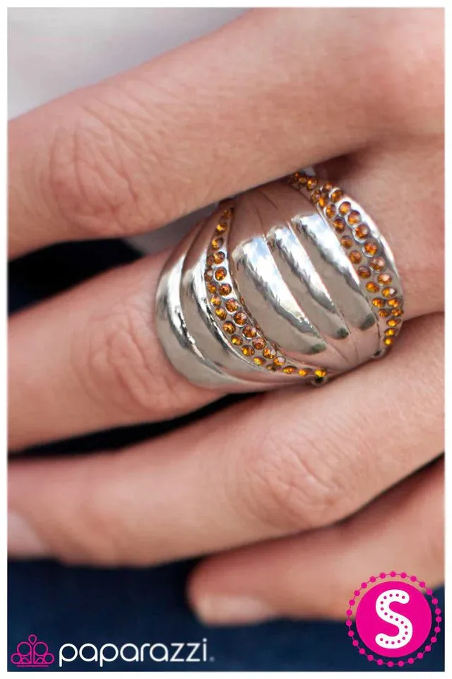 Paparazzi Ring ~ Graded On A Curve - Brown