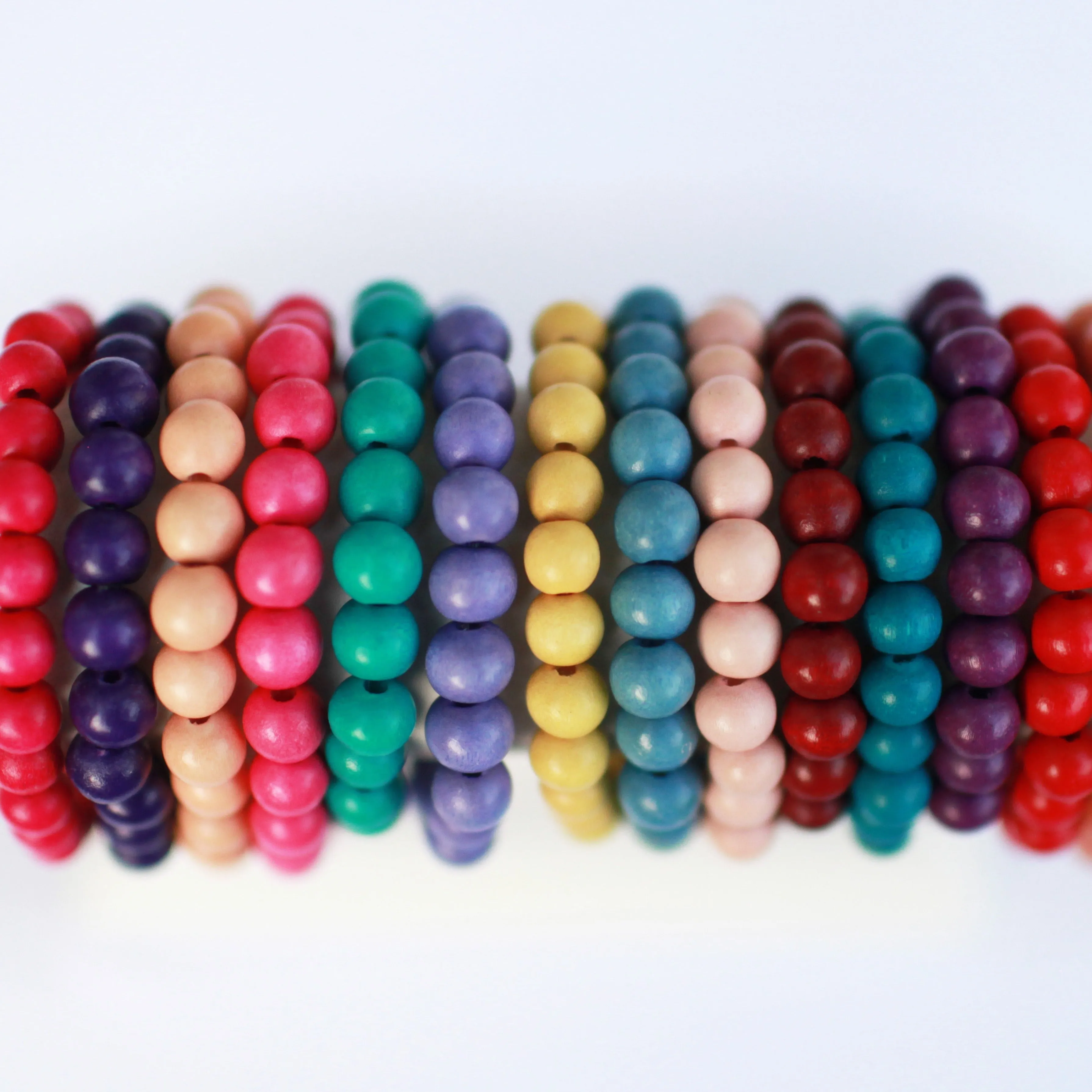 Royal Purple Wood 8mm Bracelet