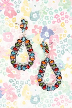 SALE! Multi-Color Belmont Teardrop Earrings