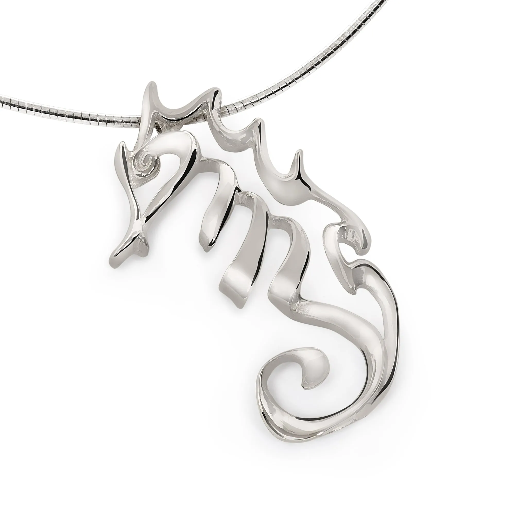 Seahorse Necklaces for Women Sterling Silver- Seahorse Jewelry for Women, Seahorse Gifts, Seahorse Charm, Seahorse Pendant