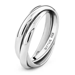 Sterling Silver 3 Band Rolling Ring